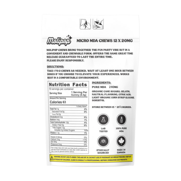 Molipop Chews (MDA)